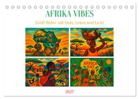 AFRIKA VIBES – Zwölf Bilder voll Stolz, Leben und Licht (Tischkalender 2027 DIN A5 quer), CALVENDO Monatskalender