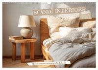 Scandi Interiors - Skandinavisches Wohnglück für Zuhause (Wandkalender 2027 DIN A3 quer), CALVENDO Monatskalender