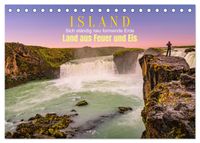Island, Land aus Feuer und Eis: Sich ständig neu formende Erde (Tischkalender 2027 DIN A5 quer), CALVENDO Monatskalender