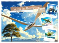 Wind in Bewegung (Wandkalender 2027 DIN A2 quer), CALVENDO Monatskalender