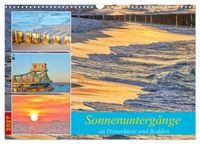 Sonnenuntergänge an Ostseeküste und Bodden (Wandkalender 2027 DIN A3 quer), CALVENDO Monatskalender