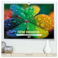 Farbe bekennen – Die Welt im Spektrum (hochwertiger Premium Wandkalender 2027 DIN A2 quer), Kunstdruck in Hochglanz