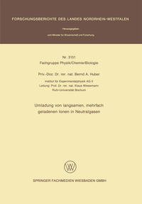 Umladung von langsamen, mehrfach geladenen Ionen in Neutralgasen
