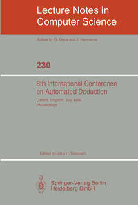 8th International Conference on Automated Deduction