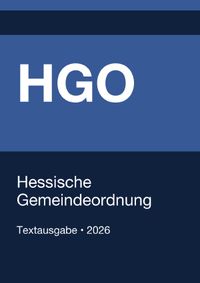 HGO - Hessische Gemeindeordnung 2026