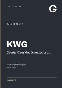 KWG – Gesetz über das Kreditwesen