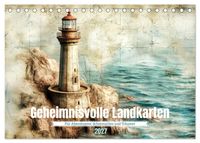 Geheimnisvolle Landkarten (Tischkalender 2027 DIN A5 quer), CALVENDO Monatskalender