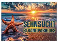 Sehnsucht Strandparadies (Tischkalender 2027 DIN A5 quer), CALVENDO Monatskalender
