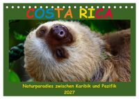 Costa Rica - Naturparadies zwischen Karibik und Pazifik (Tischkalender 2027 DIN A5 quer), CALVENDO Monatskalender