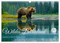 Wildes Bärenland (Wandkalender 2027 DIN A3 quer), CALVENDO Monatskalender