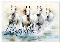 Kraftpakete in Aquarell (Wandkalender 2027 DIN A3 quer), CALVENDO Monatskalender