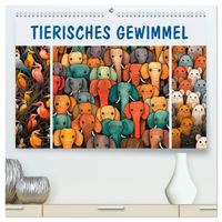 Tierisches Gewimmel (hochwertiger Premium Wandkalender 2027 DIN A2 quer), Kunstdruck in Hochglanz