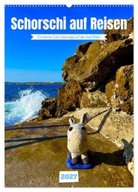 Schorschi auf Reisen ein kleiner Esel unterwegs auf der Insel Malta (Wandkalender 2027 DIN A2 hoch), CALVENDO Monatskalender