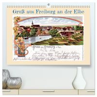 Gruß aus Freiburg an der Elbe (hochwertiger Premium Wandkalender 2027 DIN A2 quer), Kunstdruck in Hochglanz