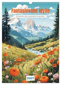 Fantasievolle Idylle (Wandkalender 2027 DIN A3 hoch), CALVENDO Monatskalender