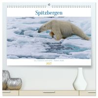 Spitzbergen - Eis, Eisbären und mehr (hochwertiger Premium Wandkalender 2027 DIN A2 quer), Kunstdruck in Hochglanz