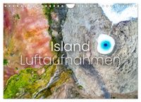 Island Luftaufnahmen (Wandkalender 2027 DIN A4 quer), CALVENDO Monatskalender
