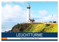 Leuchttürme - Wegweisend durch das Jahr (Tischkalender 2027 DIN A5 quer), CALVENDO Monatskalender