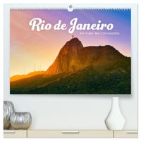 Rio de Janeiro - Am Fuße des Corcovados. (hochwertiger Premium Wandkalender 2027 DIN A2 quer), Kunstdruck in Hochglanz