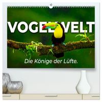 Vogelwelt - Die Könige der Lüfte. (hochwertiger Premium Wandkalender 2027 DIN A2 quer), Kunstdruck in Hochglanz
