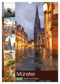 Münster - Stadt und Natur (Wandkalender 2027 DIN A3 hoch), CALVENDO Monatskalender