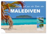 Erlebe mit mir die Ruhe der Malediven (Wandkalender 2027 DIN A2 quer), CALVENDO Monatskalender