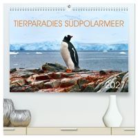 Tierparadies Südpolarmeer (hochwertiger Premium Wandkalender 2027 DIN A2 quer), Kunstdruck in Hochglanz