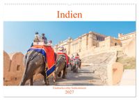 Indien - Eindrucksvoller Subkontinent (Wandkalender 2027 DIN A2 quer), CALVENDO Monatskalender