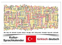 Kultur-Sprachkalender Türkisch-Deutsch (Wandkalender 2027 DIN A3 quer), CALVENDO Monatskalender
