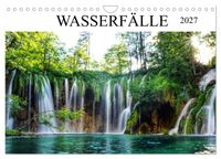 Wasserfälle - die schönsten Wasserfälle der Welt (Wandkalender 2027 DIN A4 quer), CALVENDO Monatskalender