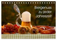 Biergenuss zu jeder Jahreszeit (Tischkalender 2027 DIN A5 quer), CALVENDO Monatskalender