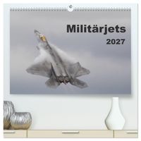Militärjets (hochwertiger Premium Wandkalender 2027 DIN A2 quer), Kunstdruck in Hochglanz