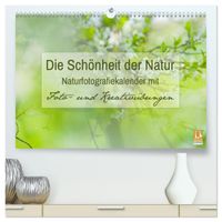 Die Schönheit der Natur - Naturfotografie-Kalender mit Foto- und Kreativübungen (hochwertiger Premium Wandkalender 2027 DIN A2 quer), Kunstdruck in Hochglanz