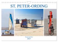ST. PETER ORDING Strand und Meer (Wandkalender 2027 DIN A4 quer), CALVENDO Monatskalender