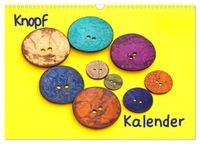 Knopfkalender (Wandkalender 2027 DIN A3 quer), CALVENDO Monatskalender