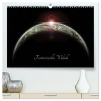 Fantasievolles Weltall (hochwertiger Premium Wandkalender 2027 DIN A2 quer), Kunstdruck in Hochglanz