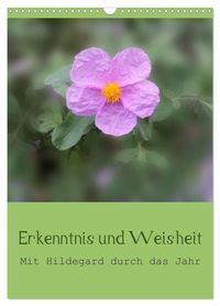 Erkenntnis und Weisheit - Hildegard von Bingen (Wandkalender 2027 DIN A3 hoch), CALVENDO Monatskalender