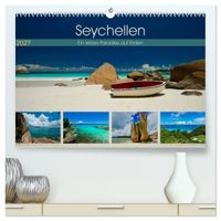 Seychellen - Ein letztes Paradies auf Erden (hochwertiger Premium Wandkalender 2027 DIN A2 quer), Kunstdruck in Hochglanz
