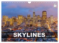 Skylines weltweit (Wandkalender 2027 DIN A4 quer), CALVENDO Monatskalender