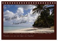 Indische Perle - Mauritius (Tischkalender 2027 DIN A5 quer), CALVENDO Monatskalender
