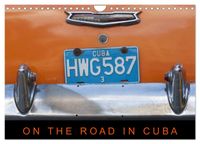 On the road in Cuba (Wandkalender 2027 DIN A4 quer), CALVENDO Monatskalender