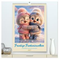 Frostige Fantasiewelten (hochwertiger Premium Wandkalender 2027 DIN A2 hoch), Kunstdruck in Hochglanz