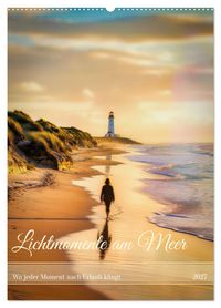 Lichtmomente am Meer (Wandkalender 2027 DIN A2 hoch), CALVENDO Monatskalender
