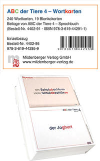 ABC der Tiere 4 – Wortkarten