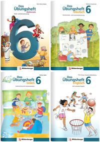 Sicher ins 7. Schuljahr – Paket: Rechnen – Schreiben – Lesen – Grammatik – Englisch, bestehend aus den Einzeltiteln: 6504-541, 6401-70, 6401-72, 1904-41