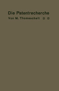 Die Patentrecherche