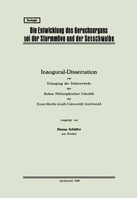 Die Entwicklung des Geruchsorgans bei der Sturmmöve und der Seeschwalbe