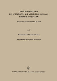 Untersuchungen über Güte von Verzinkungen