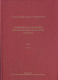 Terminologie der frühen philosophischen Scholastik in Indien. Ein... / Terminologie der frühen philosophischen Scholastik in Indien. Ein...