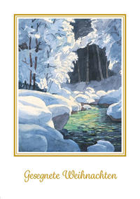 Reinhold Stecher Weinhachtskarte Winterbach